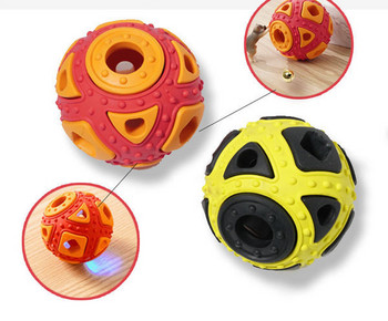 Силиконова играчка във формата на топка подходяща за кучета
