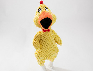 Plīša rotaļlieta pret kodieniem izturīgiem suņiem