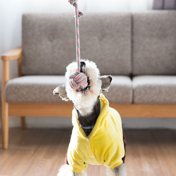 Jucărie textilă pentru câini de mai multe culori