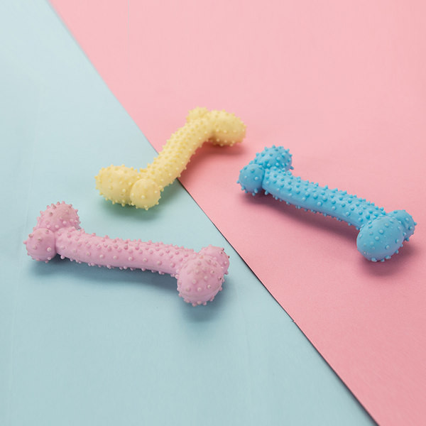 Jucărie din cauciuc pentru câini - lungime 11 cm