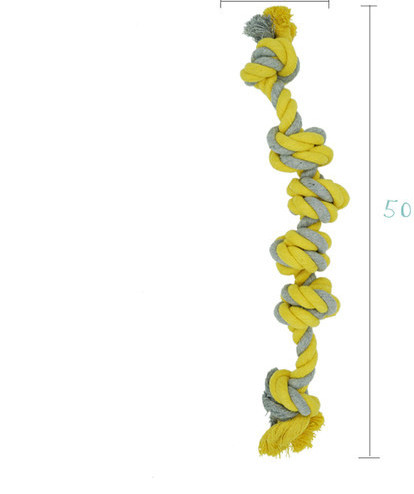 Pseća tekstilna igračka za žvakanje - uže s čvorovima