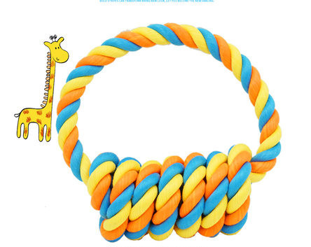 Tekstiilist sõrmus sõlmega koertele