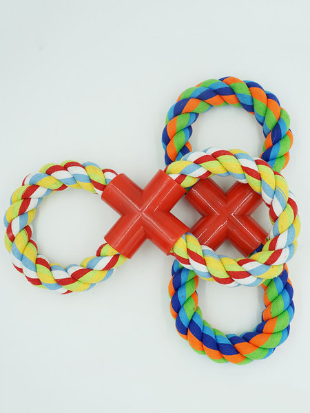 Frânghie colorată pentru a juca animale de companie