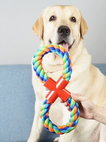 Frânghie colorată pentru a juca animale de companie