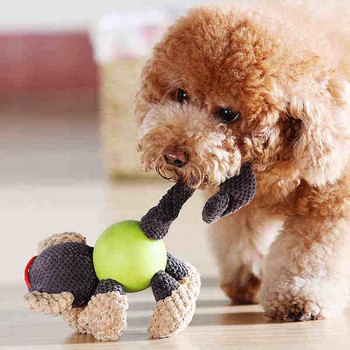 Плюшена играчка за дъвчене подходяща за кучета - няколко цвята