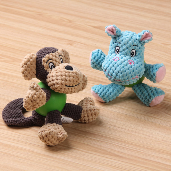 Λούτρινο παιχνίδι μάσησης κατάλληλο για σκύλους - πολλά χρώματα