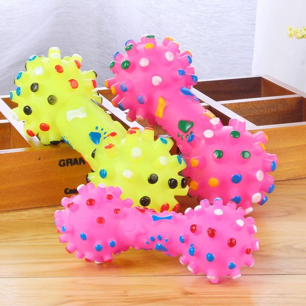 Jucărie de cauciuc pentru câini - două dimensiuni