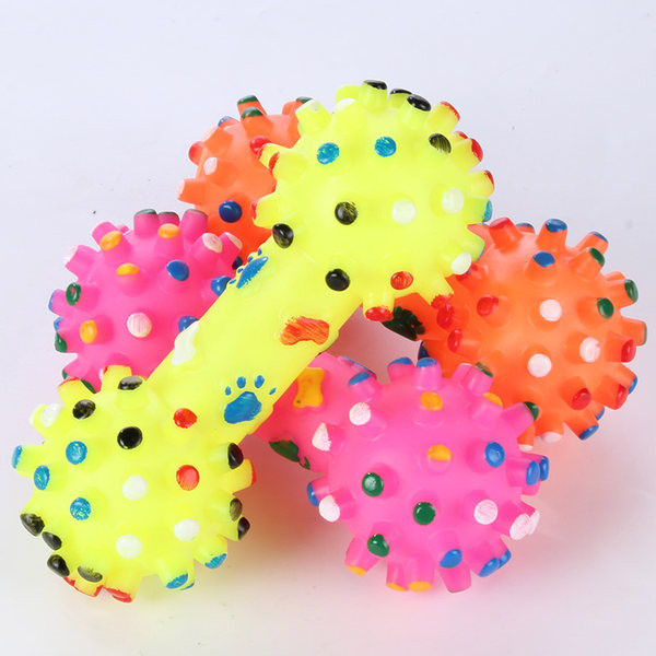 Jucărie de cauciuc pentru câini - două dimensiuni