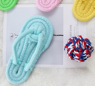 Set jucării pentru câini, papuci și minge