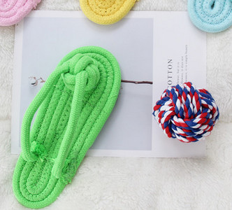 Set jucării pentru câini, papuci și minge