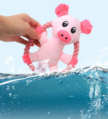 Set de jucării pentru câini de pluș din trei sau o bucată