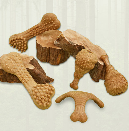 Kummist koerte luukujuline mänguasi