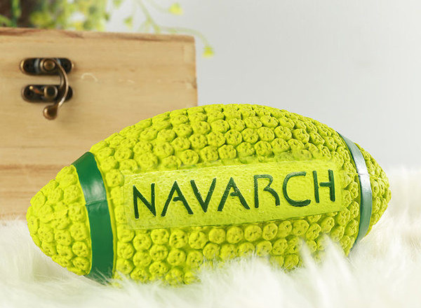 Minge de rugby durabilă pentru animale de companie