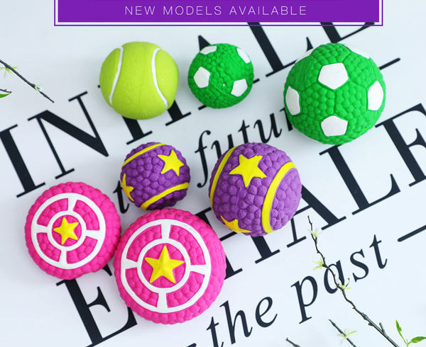 Jucărie de cauciuc pentru câini de diferite dimensiuni și forme