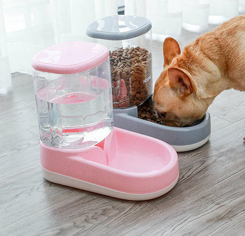 Σετ με δύο δοσομετρητές σκύλου για φαγητό και νερό