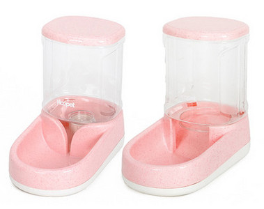 Set de două dozatoare pentru hrană și apă pentru câini