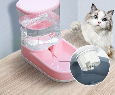 Set de două dozatoare pentru hrană și apă pentru câini