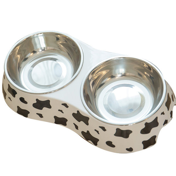 Bol dublu pentru hrana pentru caini cu aplicatii