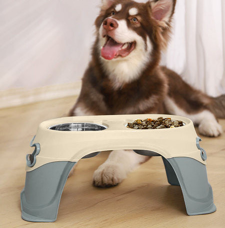 Bol dublu pentru hrana pentru caini