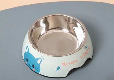 Μεταλλικό μπολ τροφής για σκύλους με εφαρμογές