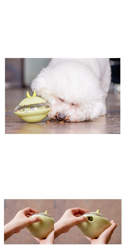 Bol de plastic pentru hrana pentru caini in forma rotunda