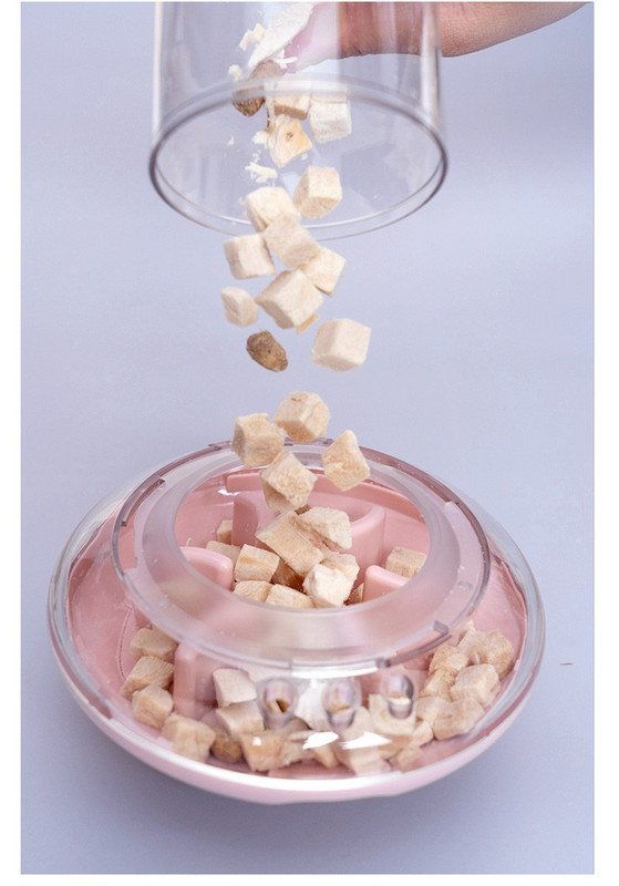 Bol de plastic pentru hrana pentru caini in forma rotunda