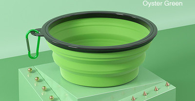 Πτυσσόμενο μπολ σιλικόνης για σκυλοτροφή