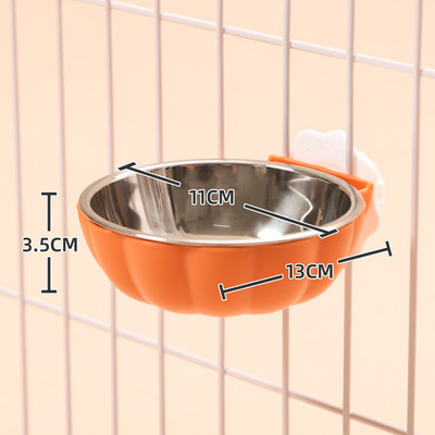 Στρογγυλό μπολ από ανοξείδωτο χάλυβα για τροφή για σκύλους