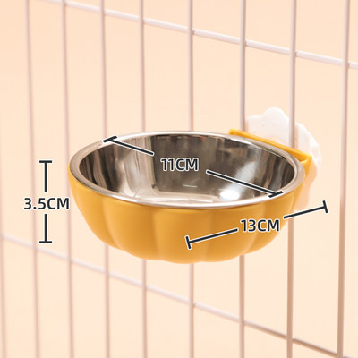 Στρογγυλό μπολ από ανοξείδωτο χάλυβα για τροφή για σκύλους