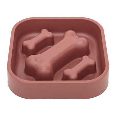 Πλαστικό τετράγωνο μπολ για σκυλοτροφή