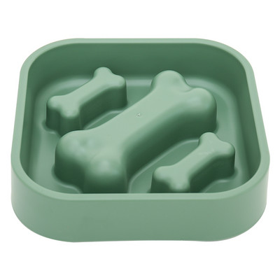 Πλαστικό τετράγωνο μπολ για σκυλοτροφή