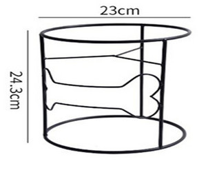 Μεταλλική ποτηροθήκη για κατοικίδια