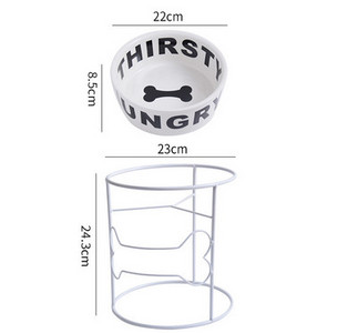 Μεταλλική ποτηροθήκη για κατοικίδια