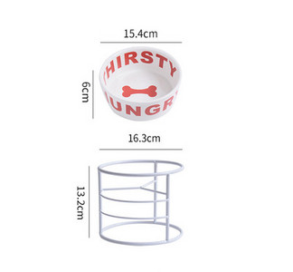 Μεταλλική ποτηροθήκη για κατοικίδια