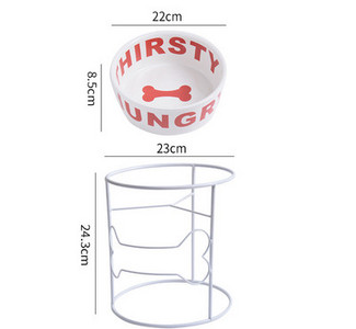 Μεταλλική ποτηροθήκη για κατοικίδια