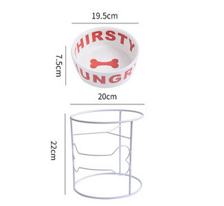 Μεταλλική ποτηροθήκη για κατοικίδια