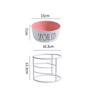 Μεταλλική ποτηροθήκη για κατοικίδια