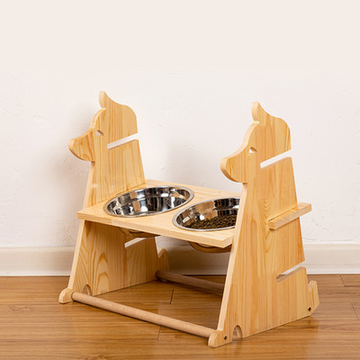 Τραπέζι με μπολ για φαγητό και νερό