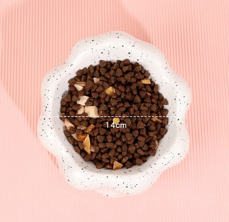 Κεραμικό στρογγυλό μπολ για φαγητό ή νερό για σκύλους και γάτες