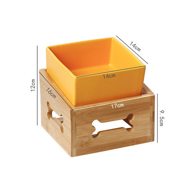 Κεραμικό μπολ για φαγητό ή νερό για σκύλους και γάτες