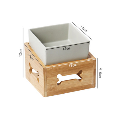 Κεραμικό μπολ για φαγητό ή νερό για σκύλους και γάτες