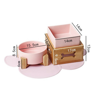 Κεραμικό μπολ για φαγητό ή νερό για σκύλους και γάτες