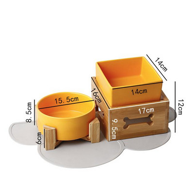 Κεραμικό μπολ για φαγητό ή νερό για σκύλους και γάτες