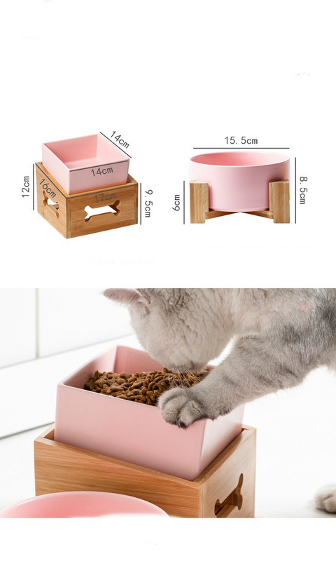 Κεραμικό μπολ για φαγητό ή νερό για σκύλους και γάτες