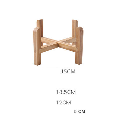 Κεραμικό μπολ τροφής για σκύλους με ξύλινη βάση