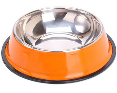 Bol metalic pentru mâncare