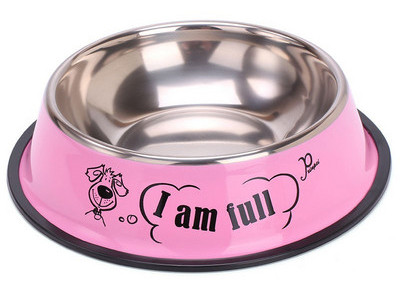 Bol metalic pentru mâncare