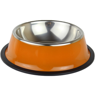 Bol rotund pentru hrana pentru caini din otel inoxidabil