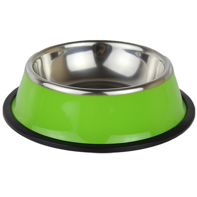 Bol rotund pentru hrana pentru caini din otel inoxidabil