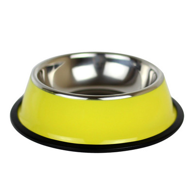 Bol rotund pentru hrana pentru caini din otel inoxidabil